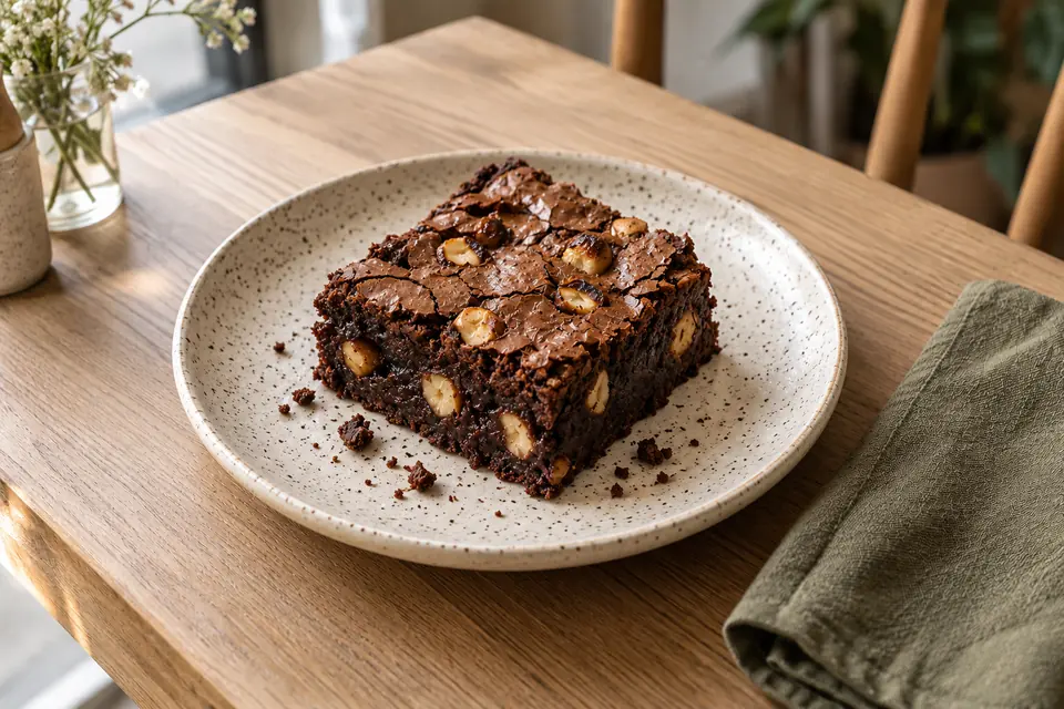 Chocolate and Hazelnut Brownie